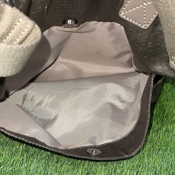 Kipling Doris Croc Embossed Handbag | Champagne Metallic - Picture 9 of 12